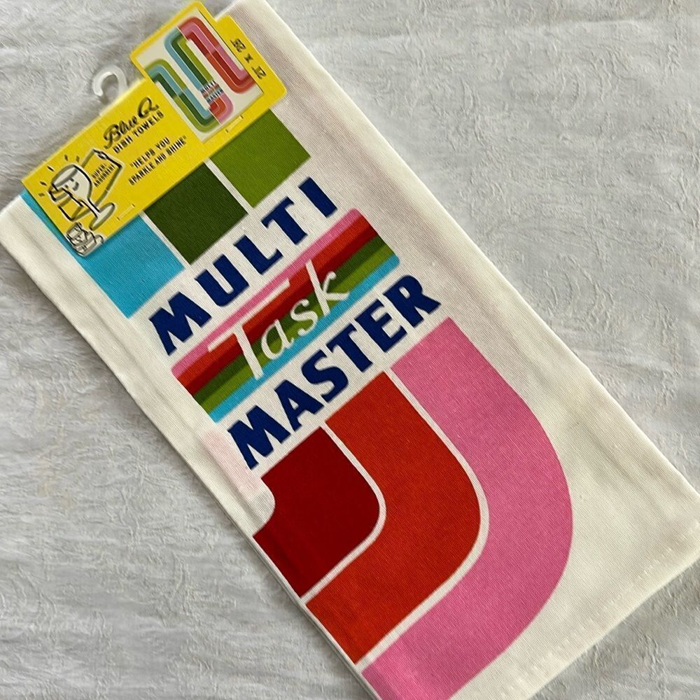 Blue Q Cotton Dish Towel - Multi Tasker Master